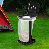 Collapsible Caravan Rubbish Bin rv Garbage - Close-Up Angle