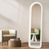 Flannel Arch Framed Full Length Mirror-2018816853371129863