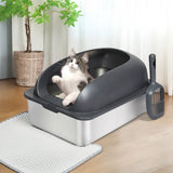 Pawz Cat Litter Box - Close-Up Angle