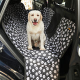PaWz Pet Back Car Seat Cover Hammock Black - Close-Up Angle