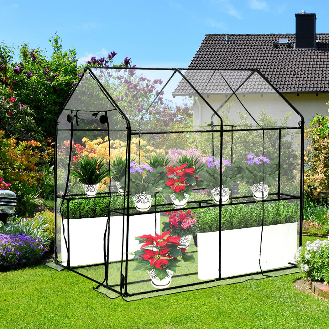 Levede 2 Tier Walk In Greenhouse Garden-2006732930633830406