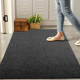 Marlow Extra Large Floor Rug Outdoor 90cm x 305cm Grey - Close-Up Angle