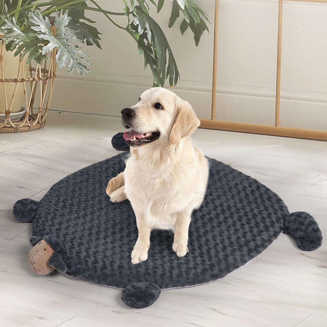 PaWz Pet Bed Cat Calming Beds Dog Squeaky L Charcoal Large-2018816684881743879