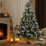 SANTACO Christmas Tree Snow Flocked1.8M-2006732855874555911