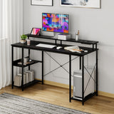 Levede Gaming Desk Computer Table Monitor Shelf 140cm - Close-Up Angle