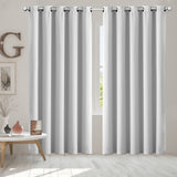 2x Blockout Curtains Panels 3 Layers Grey-2018816694482505734