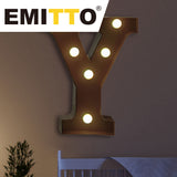 LED Metal Letter Lights Free Standing - Close-Up Angle