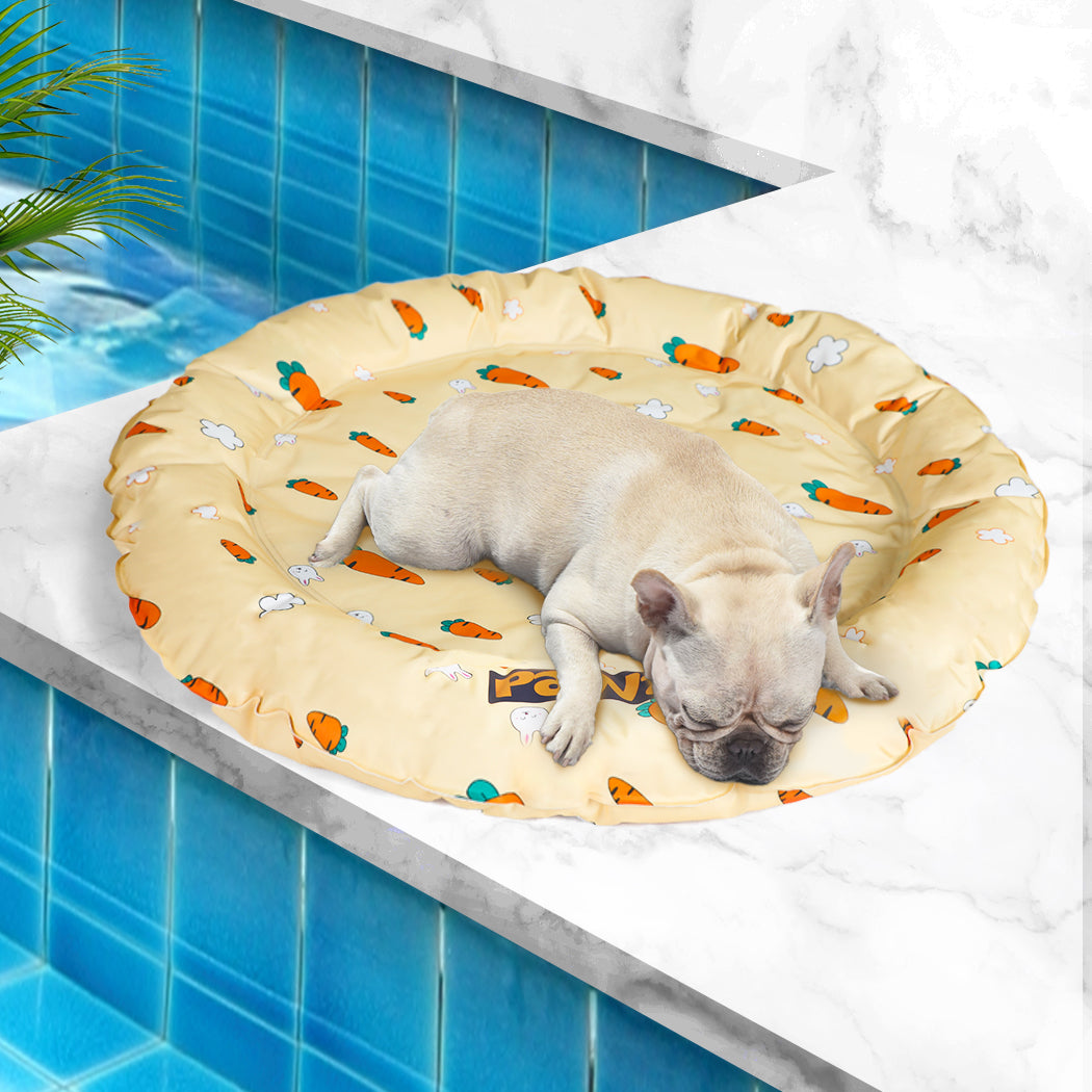 PaWz Pet Cool Gel Mat Cat Bed Dog Bolster L Large-2018816742150770695