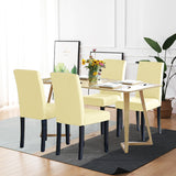 4x Stretch Elastic Chair Covers Dining - Rear View