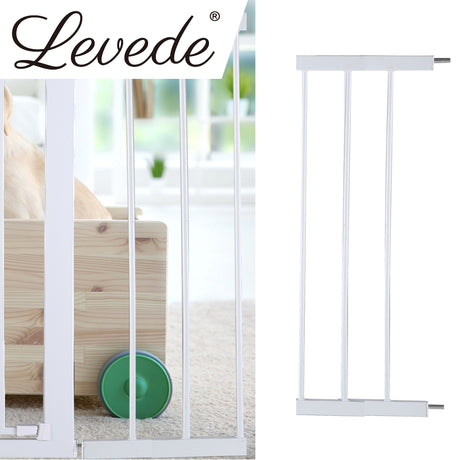 Levede Baby Safety Gate Adjustable Pet White 20cm Extension-2018816613268197383