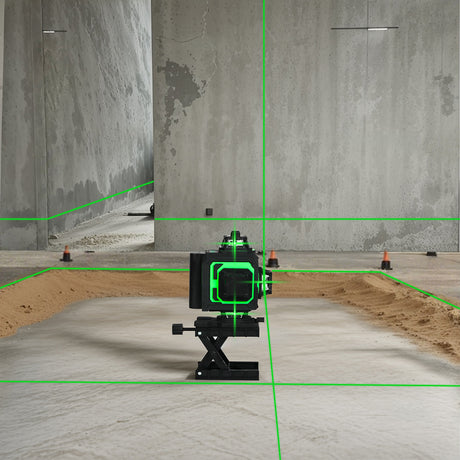 Traderight 4D 16 Line Green Laser Level Remote Tripod-2018816859012468743