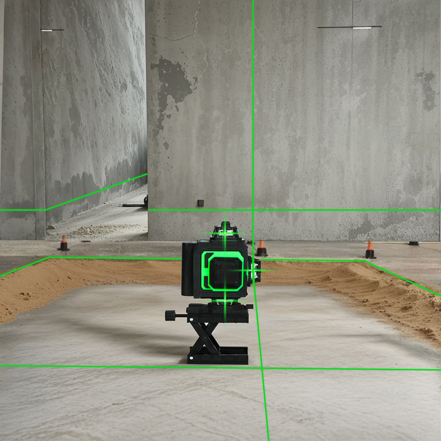 Traderight 4D 16 Line Green Laser Level Remote Tripod-2018816859012468743