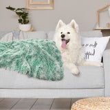PaWz Dog Blanket Pet Cat Mat Puppy Warm Teal - Close-Up Angle