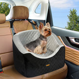 Pawz Dog Car Booster Seat Belt Pet Safe Protector Travel Bed - Close-Up Angle