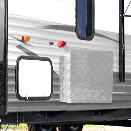 Manan Caravan Diesel Heater Tank Cover Silver-2018816830638002183