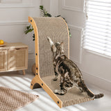 PaWz Cat Scratch Pad Cardboard Kitten - Close-Up Angle