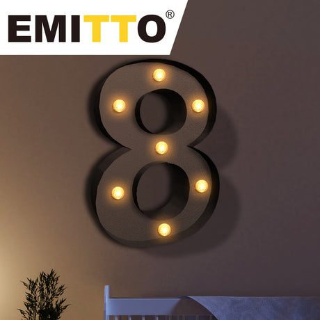 LED Metal Number Lights Free Standing-2006733354837348359