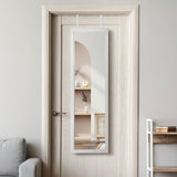 Levede Mirror Jewellery Cabinet LED - Rear View