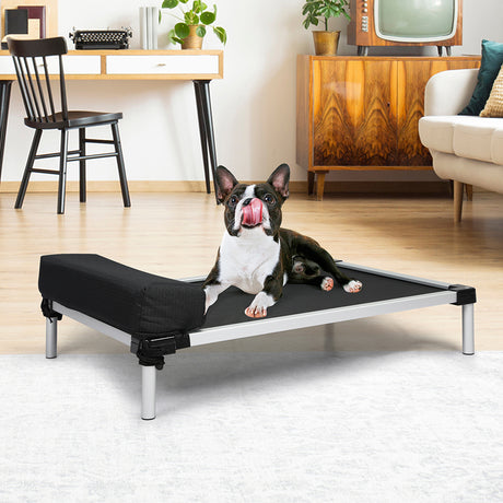 PaWz Pet Trampoline Aluminium Frame M Black Medium-1954802570929246215