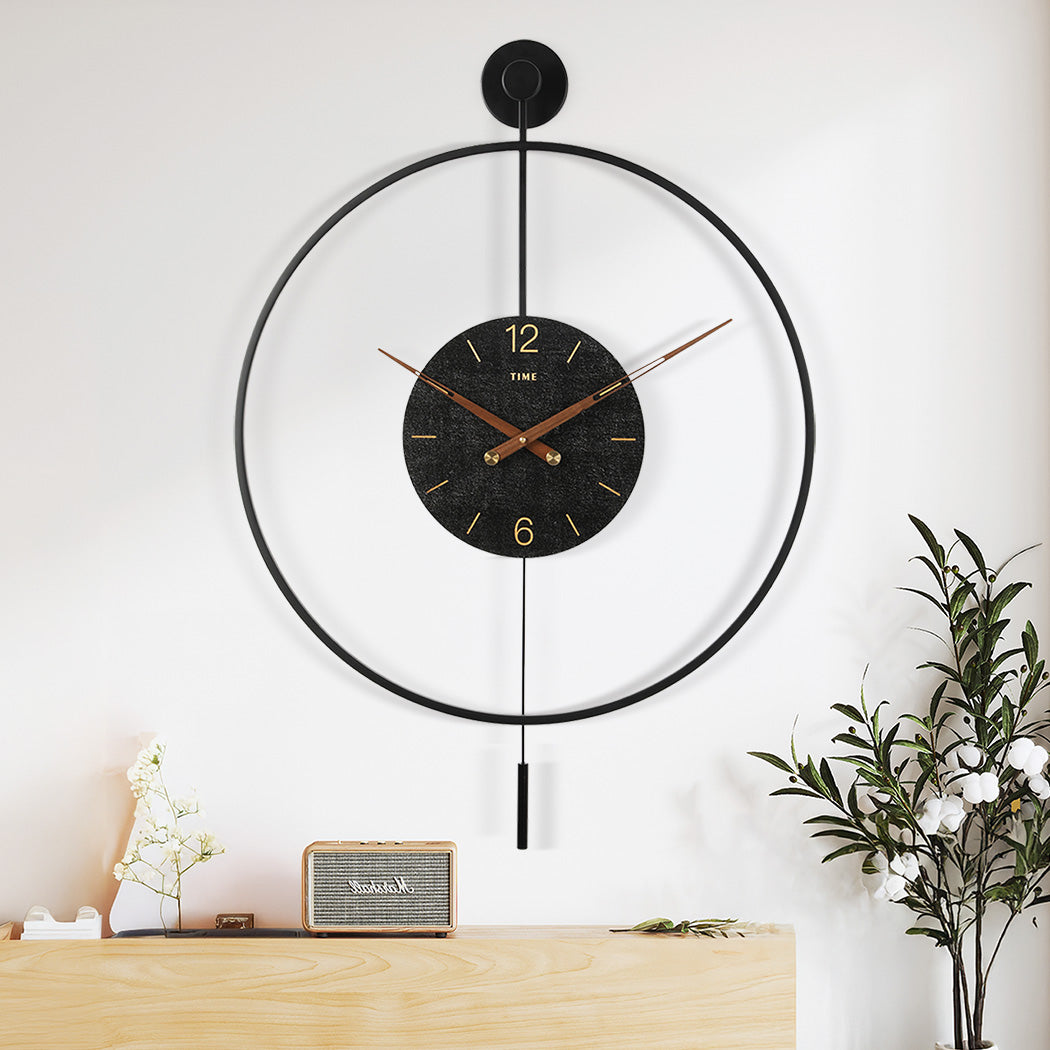 Yezi Round Wall Clock 60cm Large Modern Home Decoration-2018816771175354375