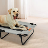 Pawz Pet Elevated Bed Dog Raised Trampoline Foldable Large L Size - Close-Up Angle