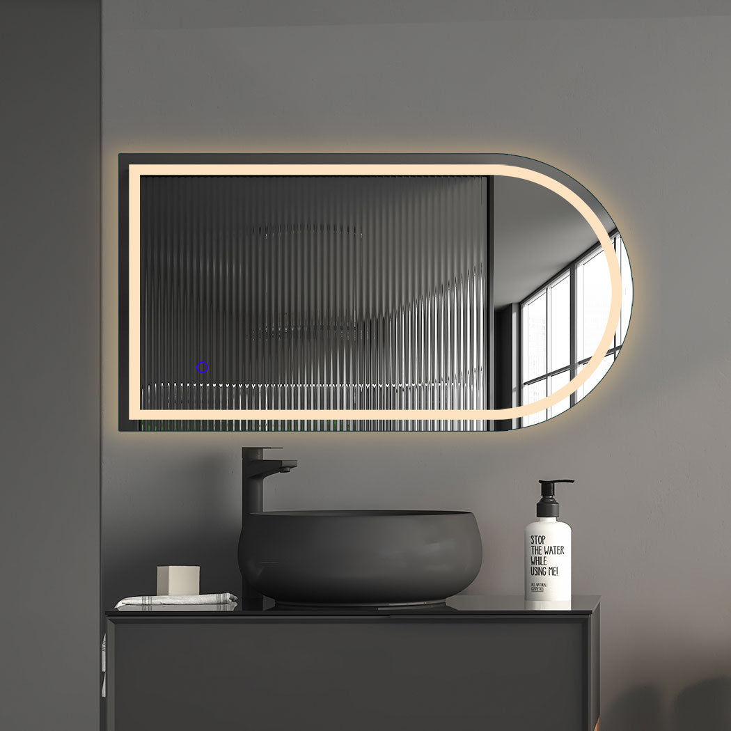 EMITTO Arch Wall Mirror LED Lighted 60*100cm 60x100-2018816864171462663