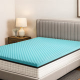 Dreamz Gel Memory Foam Mattress Topper Bed Cool Double - Close-Up Angle