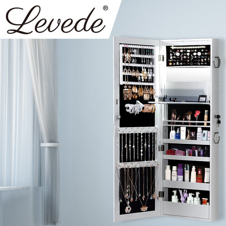 Levede Mirror Jewellery Cabinet Jewelry-2006733194304557063