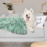 PaWz Dog Blanket Pet Cat Mat Puppy Warm Teal - Close-Up Angle