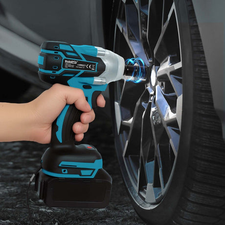 Traderight Impact Wrench 21V Cordless,73pcs,550Nm 2x4.0Ah-1960920173313658887