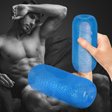 Urway Masturbator Masturbation Cup Double Blue - Close-Up Angle