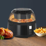 Spector 12L Air Fryer Convection Oven Black Colour - Close-Up Angle