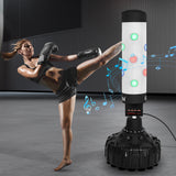 Centra Punching Boxing Bag Stand Electronic Counter Music LED Kick Gym Traning - Close-Up Angle