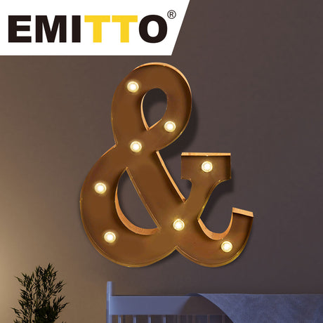 LED Metal Letter Lights Free Standing-2006733353281261575