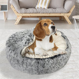 PaWz Pet Dog Calming Bed Warm Soft Plush M Medium - Close-Up Angle