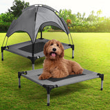 PaWz Pet Trampoline Bed Dog Cat Elevated Medium - Close-Up Angle