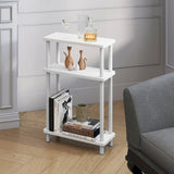 Levede Modern Side Table 3‑Tier Storage Bedside Table - Close-Up Angle