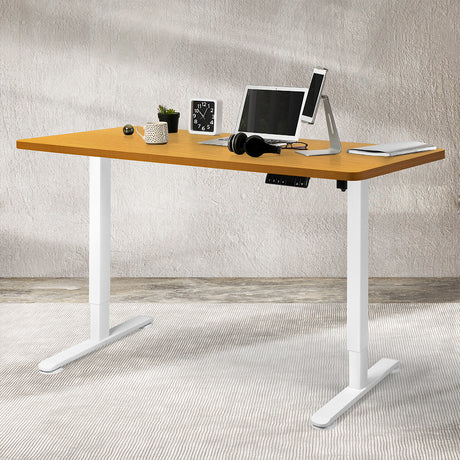 Levede Motorised Standing Desk Height 120cm Natural 800x 1.5MM-2018816928658886663