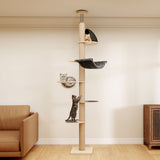 Pawz Cat Tree Tower Scratching Post Scratcher 300cm - Close-Up Angle
