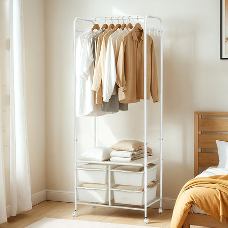 Levede 63CM Clothes Rack Stand Heavy Duty Hanging-2006732699791921159