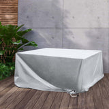 Marlow Outdoor Furniture Cover Waterproof Silver 10cm Extension - Close-Up Angle