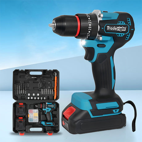 Traderight 21V Cordless Impact Drill with LED Light-1960920172122476551