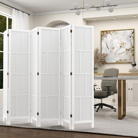 Levede 6 Panel Room Divider 170cm Freestanding Screen-2006733395211718663