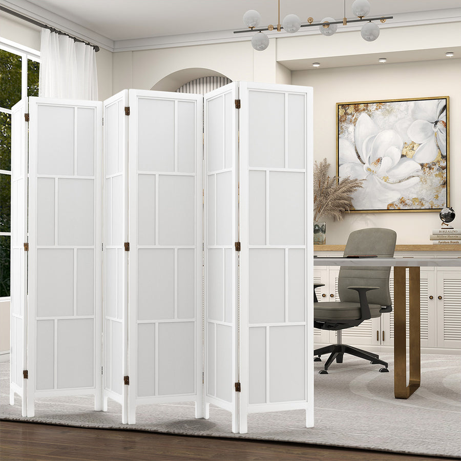 Levede 6 Panel Room Divider 170cm Freestanding Screen-2006733395211718663