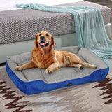 PaWz Pet Bed Dog Beds Bedding Mattress XL Navy X-Large - Close-Up Angle