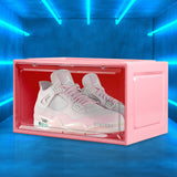Stacked Sneaker Display Case Stackable Pink-2006733027572584455
