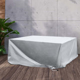 Marlow Outdoor Furniture Cover Waterproof Silver 15cm - Close-Up Angle