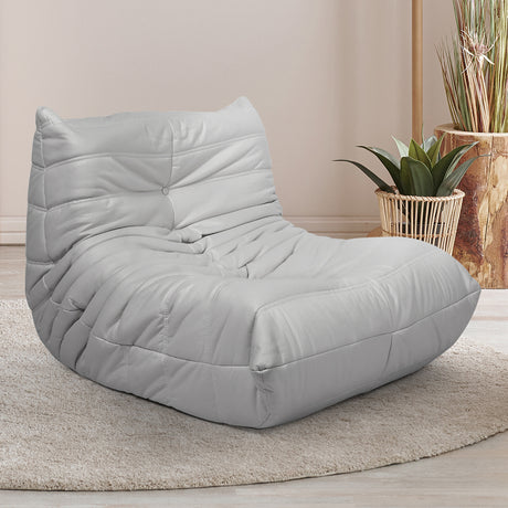 Levede Floor Chair Caterpillar Sofa Grey-2006733015677538311