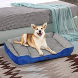 PaWz Pet Bed Dog Beds Bedding Mattress L Navy Large - Close-Up Angle