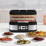 Spector 5 Trays Stainless Steel Food Dehydrator Dryer - Close-Up Angle